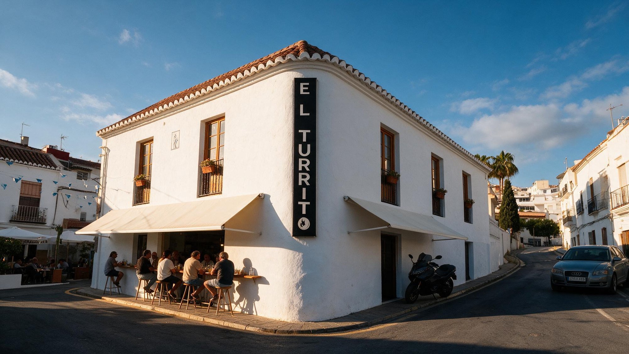 Fachada de El Turrito La Caleta, parrilla en La Caleta, Salobreña