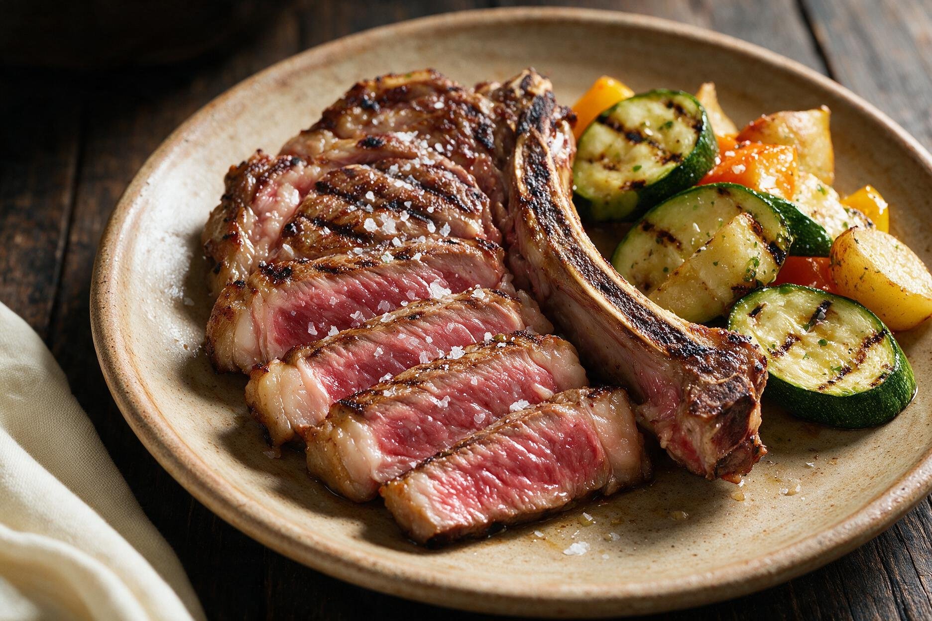 Carne a la brasa de la parrilla de El Turrito La Caleta